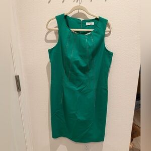 Calvin Klein Emerald Green Mini Dress